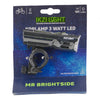IKZI-Light koplamp Alu LED Mr. Brightside Hi-Tech batt.