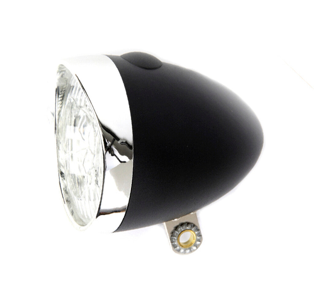 Koplamp Retro LED Zwart Batterij