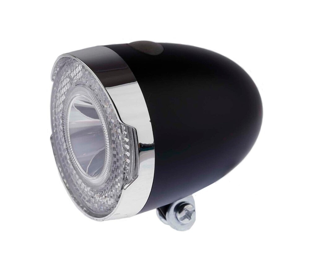 Ikzi koplamp retro jr 1x led - zwart
