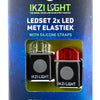 Verlichtingsset Stripties LED Zwart