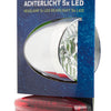 verlichtingset Retro led batterij zilver rood