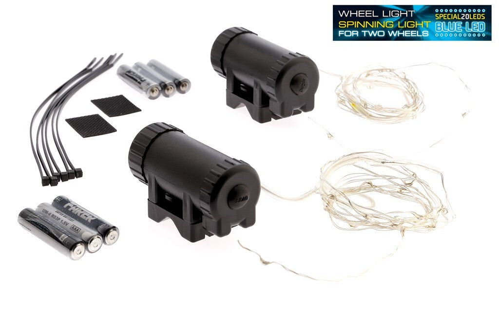 Wielverlichting IKZI voor 2 wielen - blauwe leds