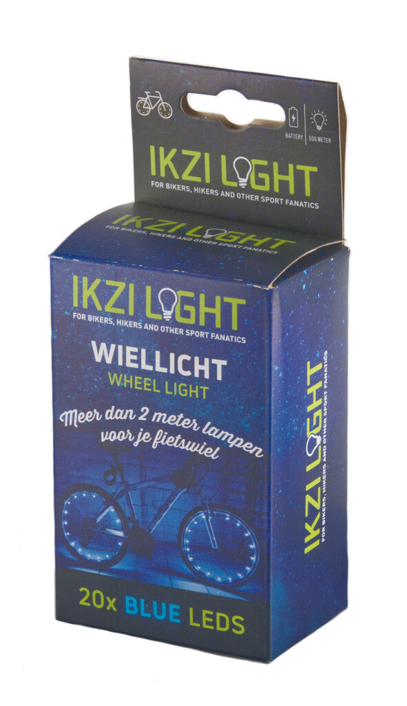 Wielverlichting IKZI voor 2 wielen - blauwe leds