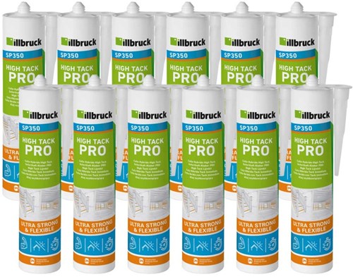 Illbruck sp350 high tack pro lijmkit | zwart | 310 ml | 12 stuks - sp350396591