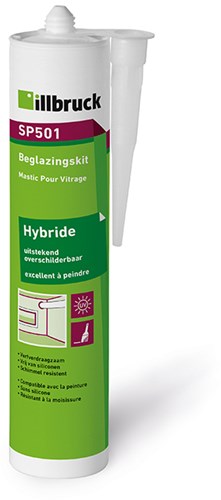 Illbruck sp501 beglazingskit wit 310ml koker - sp501502548