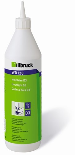 Illbruck wd120 houtlijm | d3 | 1kg | transparant - wd120502418