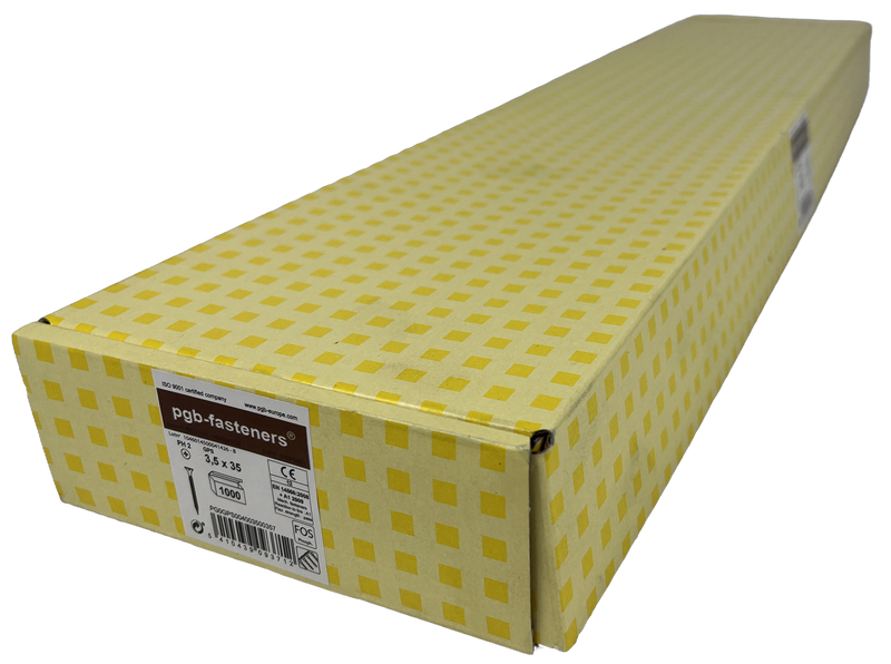 Pgb-europe pgb-fasteners | snelbouwschroef s op band 3,5x35 gefosf. | 1000 st - pg0gps004003500357