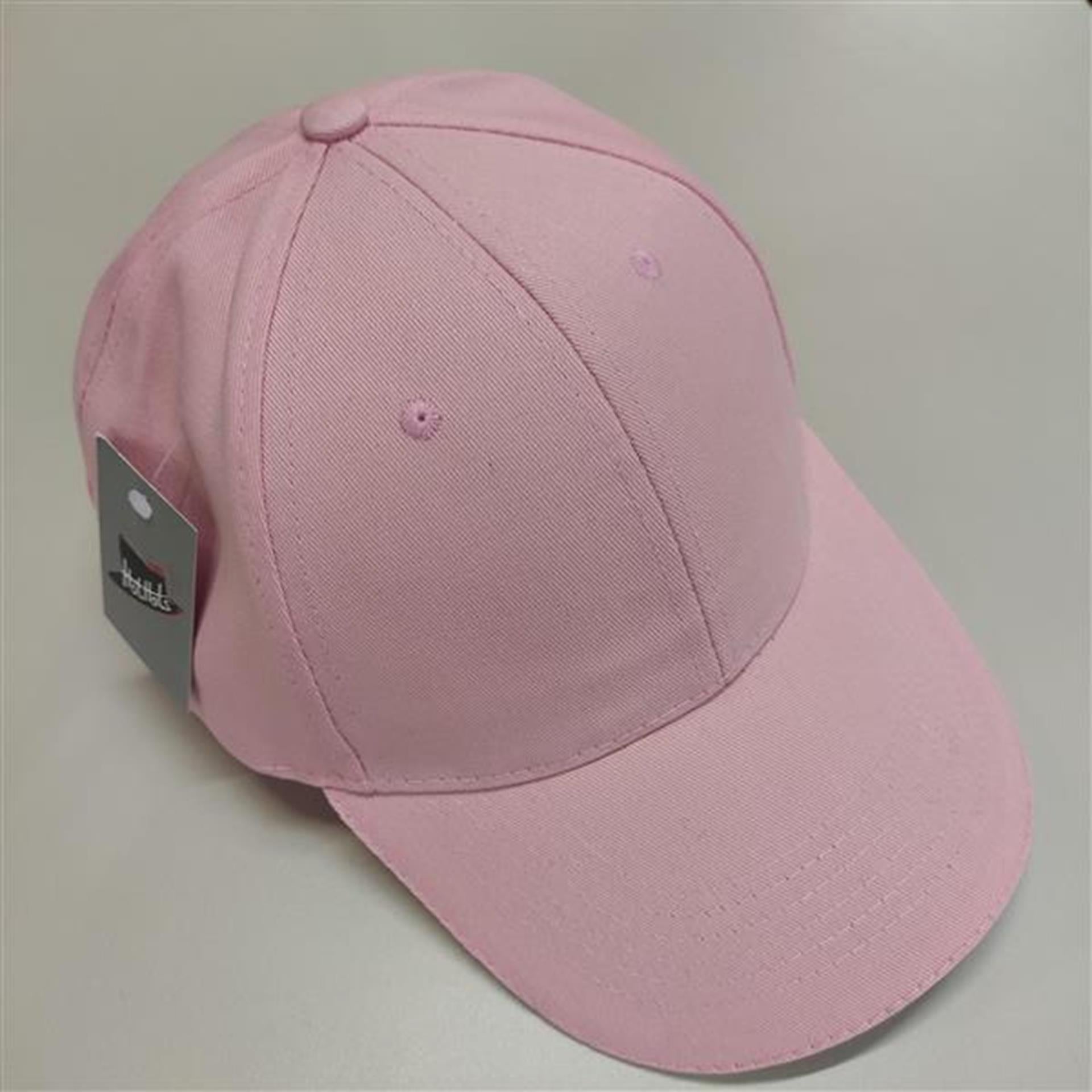 Hot hats baseballpet licht roze baseballpet licht roze