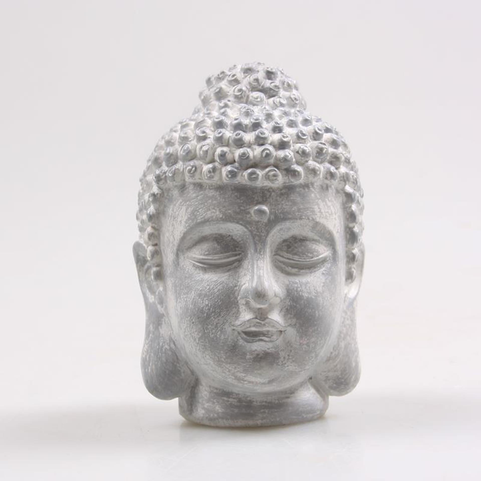 Season inspired decoration boeddha hoofd 10cm op stok
