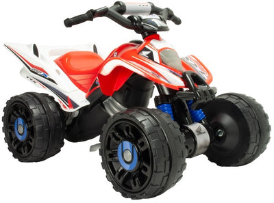 Injusa ATV elektrische kinderquad 12V rood wit