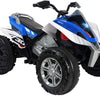 Injusa Rage elektrische kinderquad 12V blauw wit