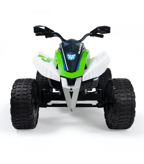 Injusa Elektrische kinderquad Rage 24V groen wit