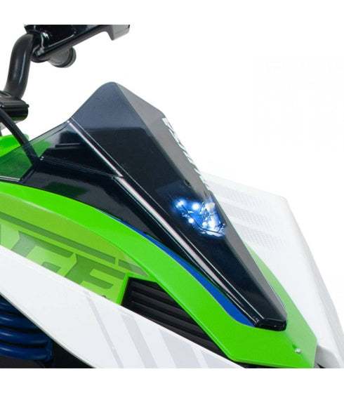 Injusa Elektrische kinderquad Rage 24V groen wit