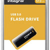 Enzo integral usb stick 512gb zwart 3.0 - 9500220