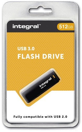 Enzo integral usb stick 512gb zwart 3.0 - 9500220