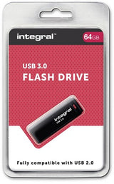 Enzo integral usb stick 64gb zwart 3.0 - 9500205 - afbeelding 2
