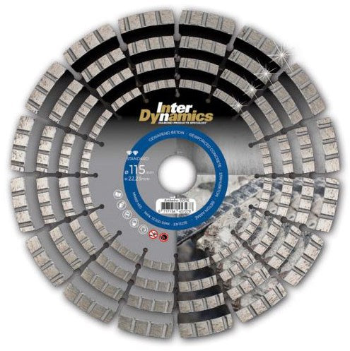 Interdynamics inter dynamics diamantzaag beton premium | 125 x 22,23 mm - 310125