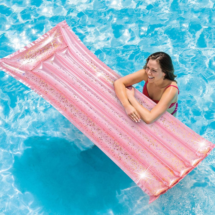 Intex - Pink Glitter luchtbed