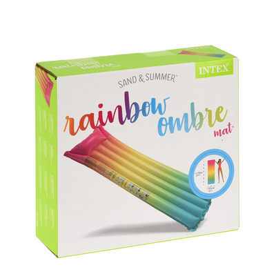 Intex luchtbed rainbow ombre 170x53cm