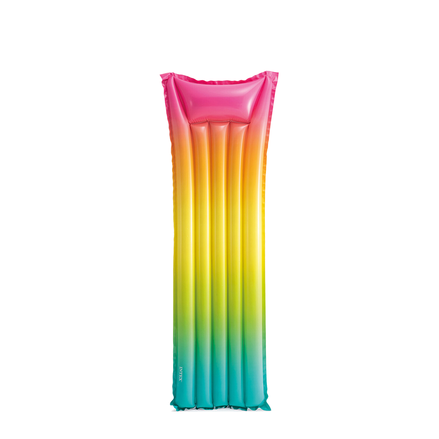Intex luchtbed rainbow ombre 170x53cm