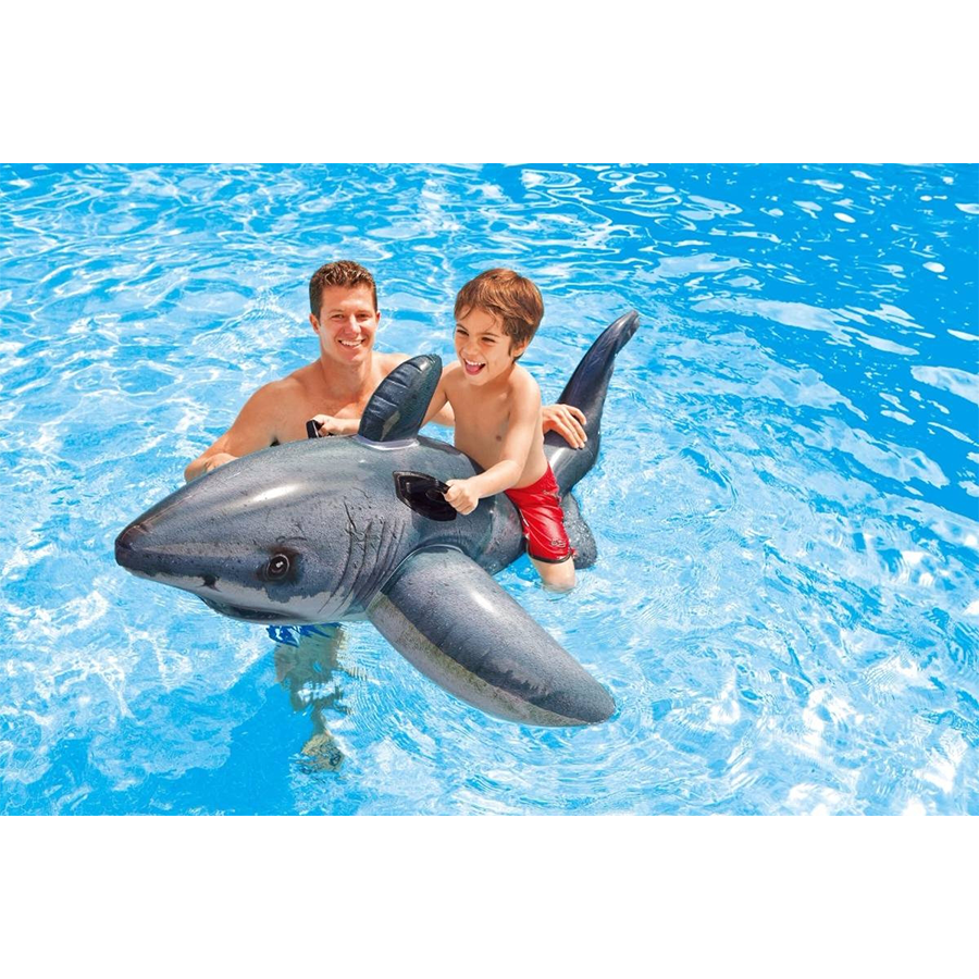 Intex ride-on haai 173x107cm