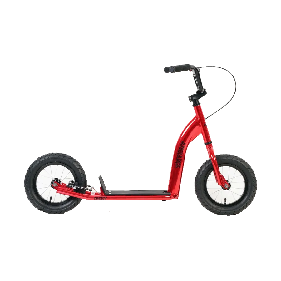 invert red scooter