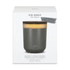 Ipuro air sonic aroma kaars grijs