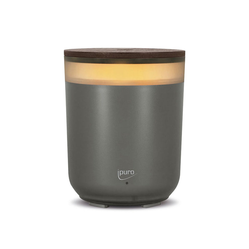 Ipuro air sonic aroma kaars grijs