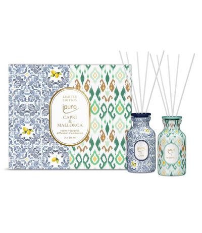 Ipuro geurdiffuserset capri mallorca 2x50ml