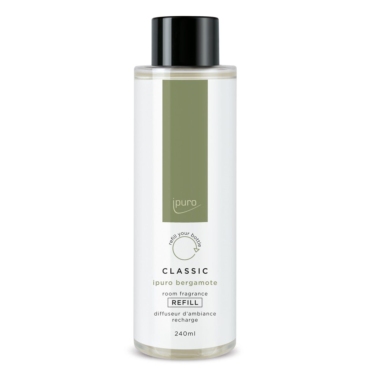Ipuro geurdiffuser navulling bergamote 240ml
