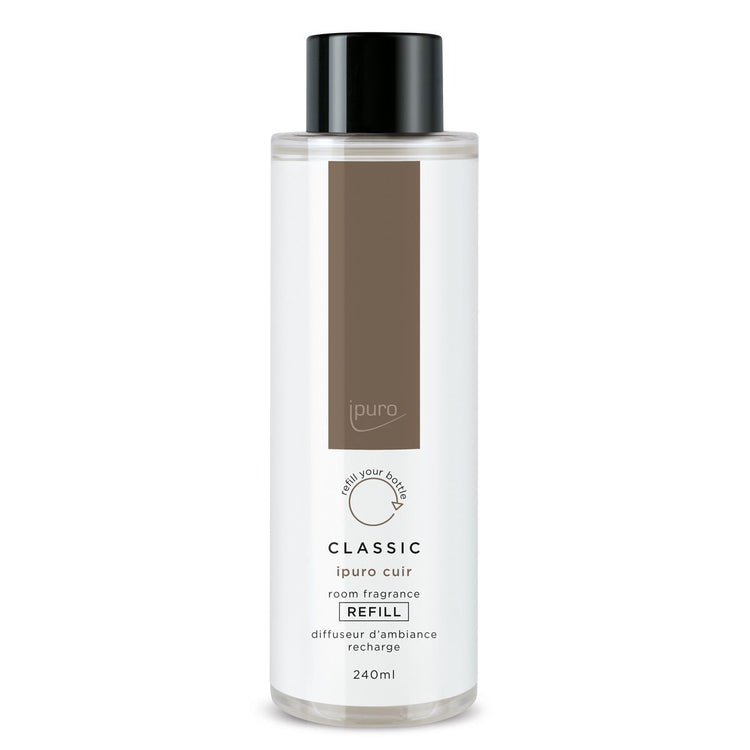 Ipuro geurdiffuser navulling cuir 240ml