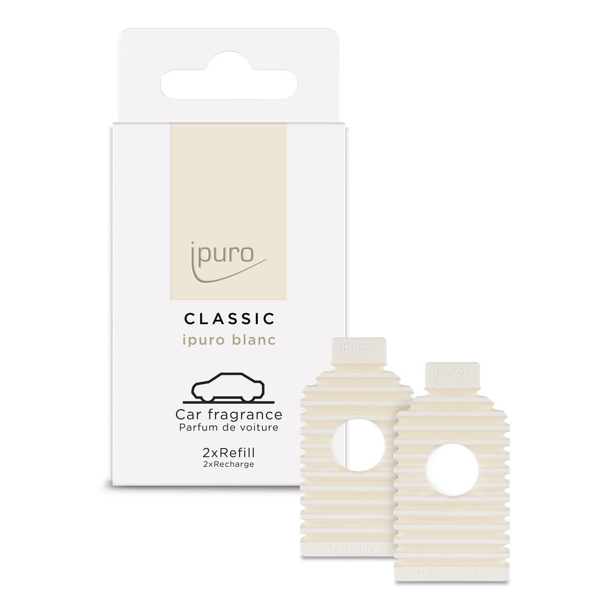 Ipuro car line blanc navulling 2 x 9gr