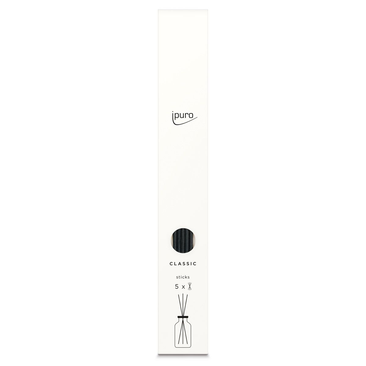 Ipuro refill sticks zwart voor 240ml