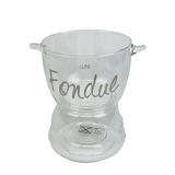 J-line fondue glas ø10,5x15,5cm - afbeelding 1
