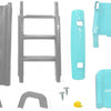 Jamara Funny glijbaan junior 145 x 59 x 79 cm turquoise grijs