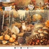 Studio light • jenine's mindful art autumn in the woods collage paper pad backgrounds elements