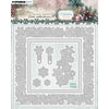 Studio light • jenine's mindful art christmas blush cutting die snowy frame