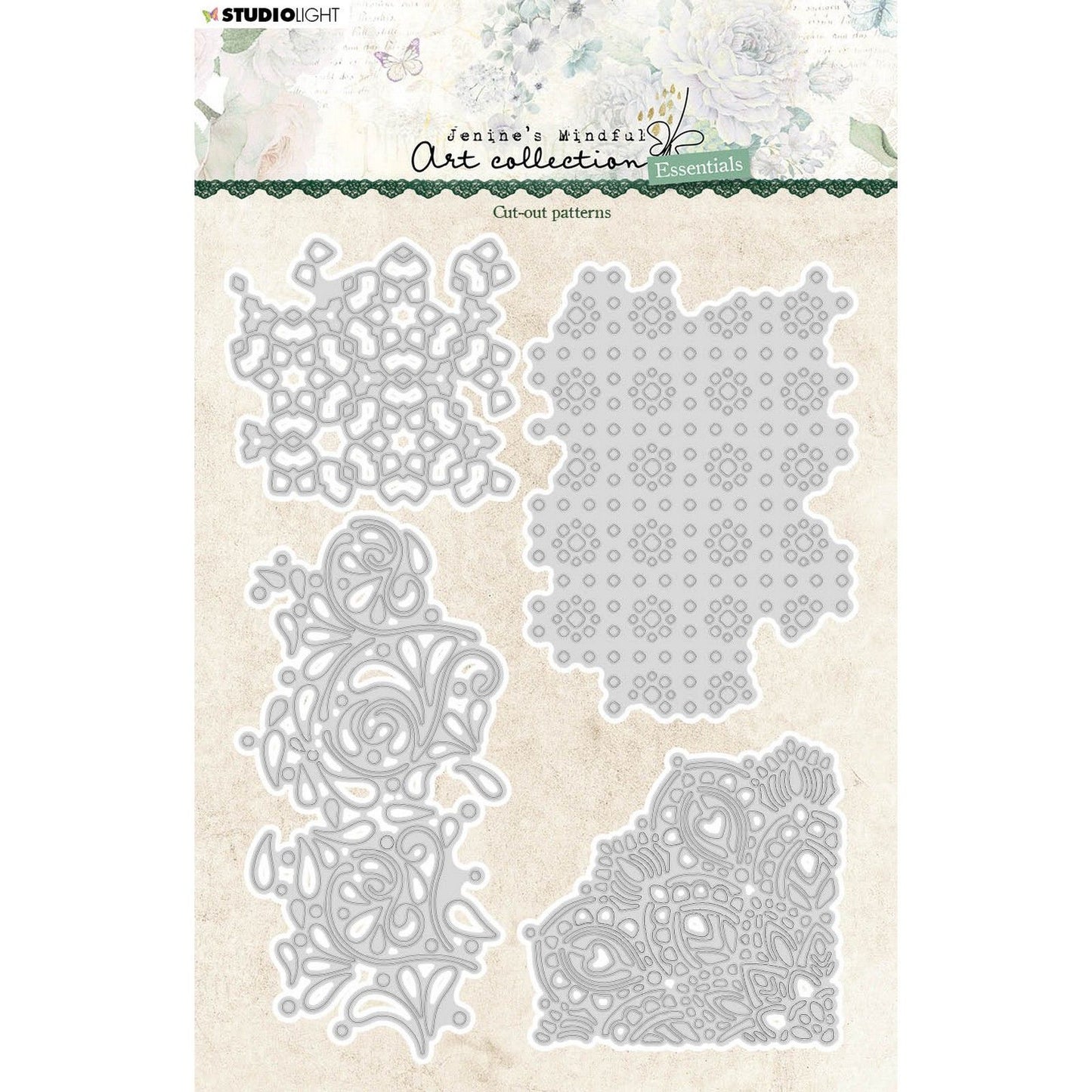 Studio light • essentials cutting die cut-out patterns