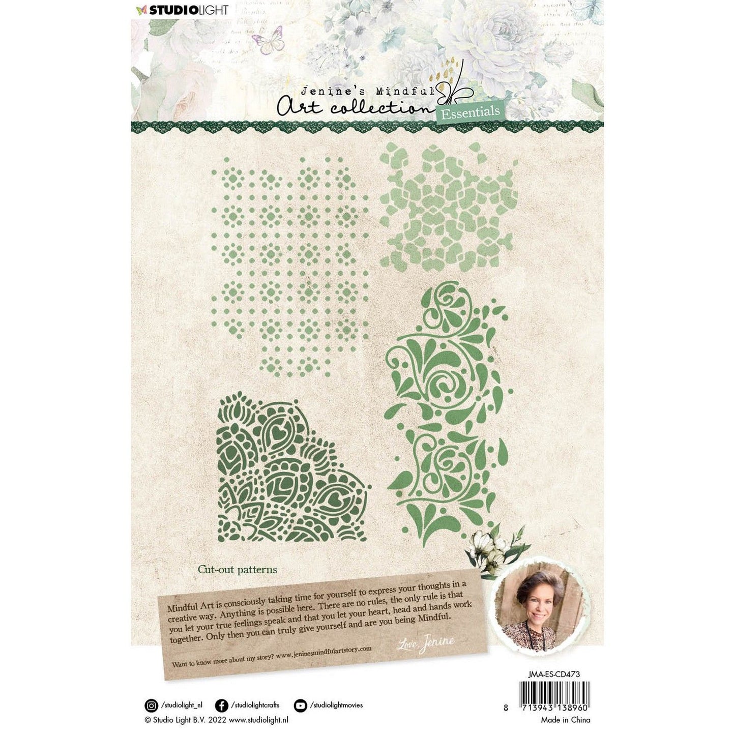 Studio light • essentials cutting die cut-out patterns