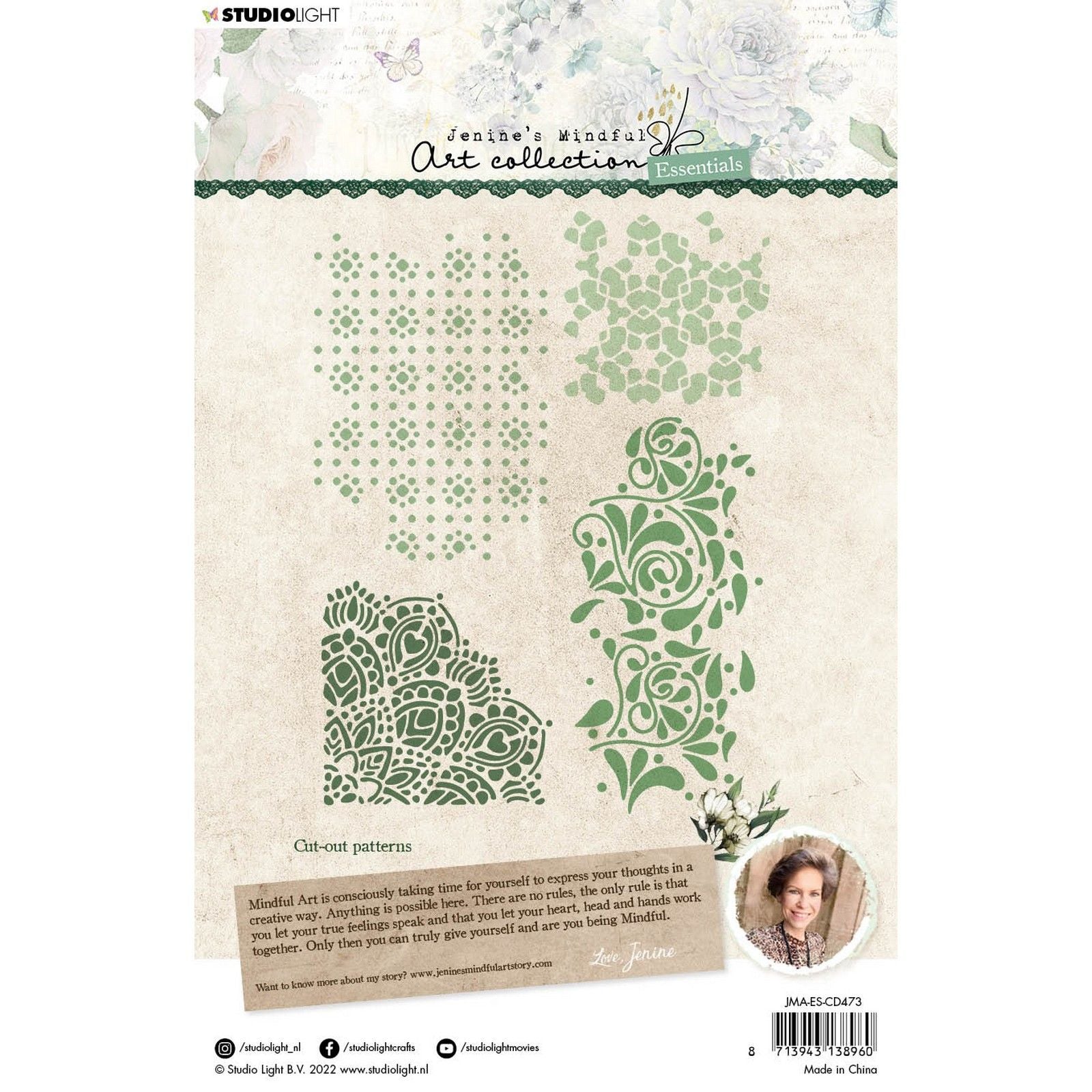 Studio light • essentials cutting die cut-out patterns