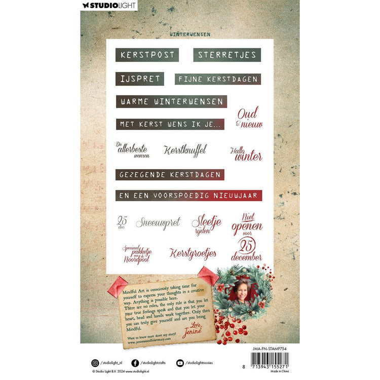 Studio light • festive nostalgia clear stamp winterwensen
