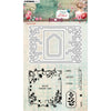 Studio light • jenine's mindful art stamp and cutting dies sending you love plaid atc