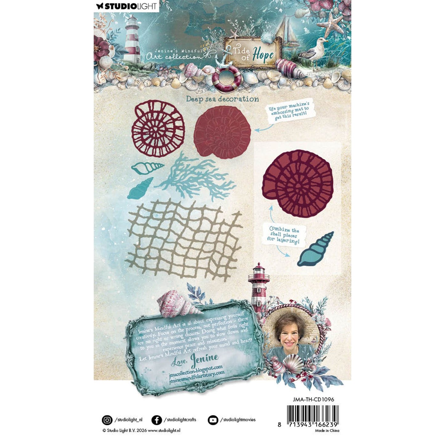 Studio light • tide of hope cutting die deep sea decoration