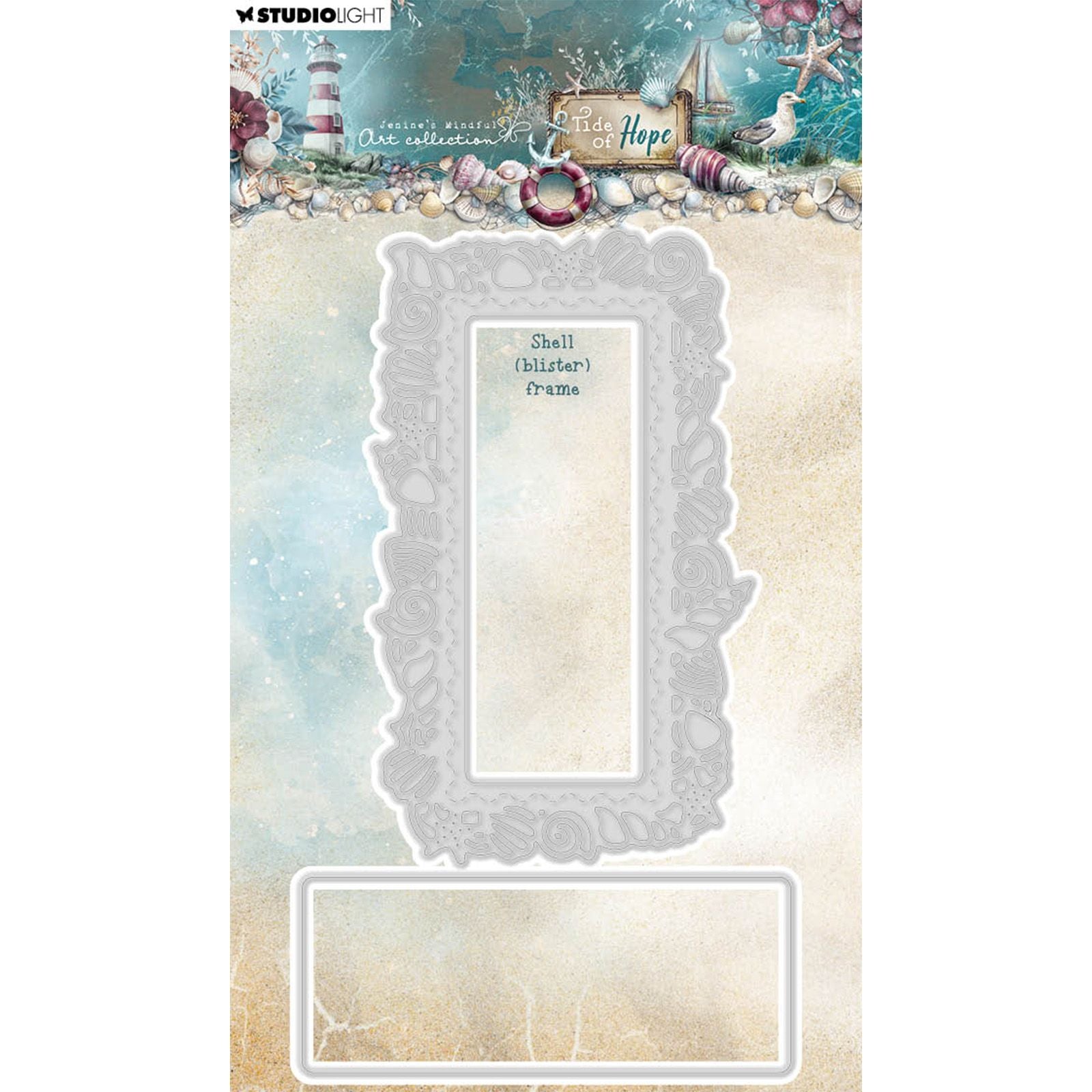 Studio light • tide of hope cutting die shell (blister) frame