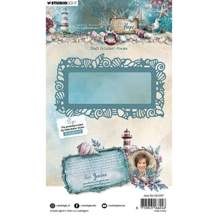 Studio light • tide of hope cutting die shell (blister) frame
