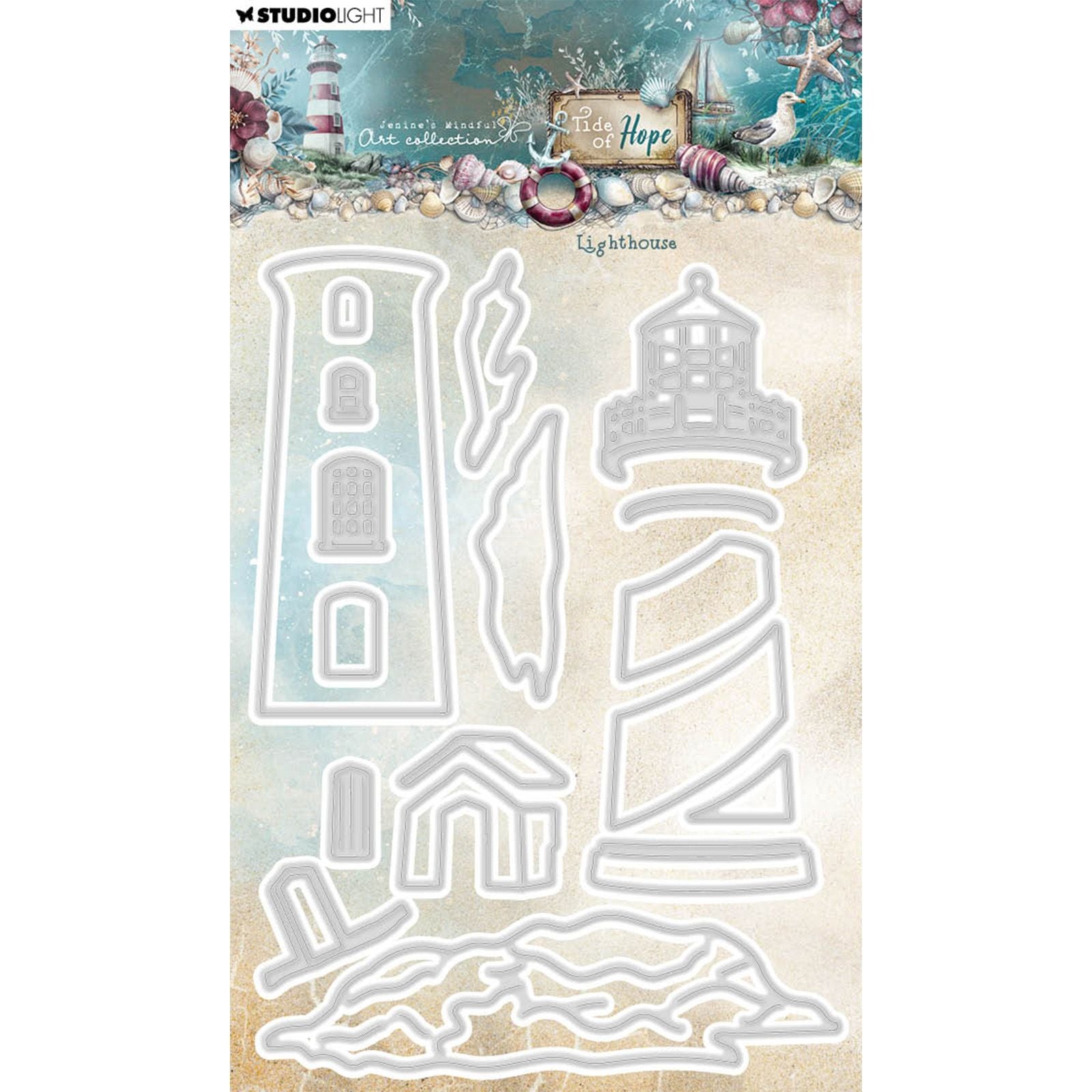 Studio light • tide of hope cutting die lighthouse