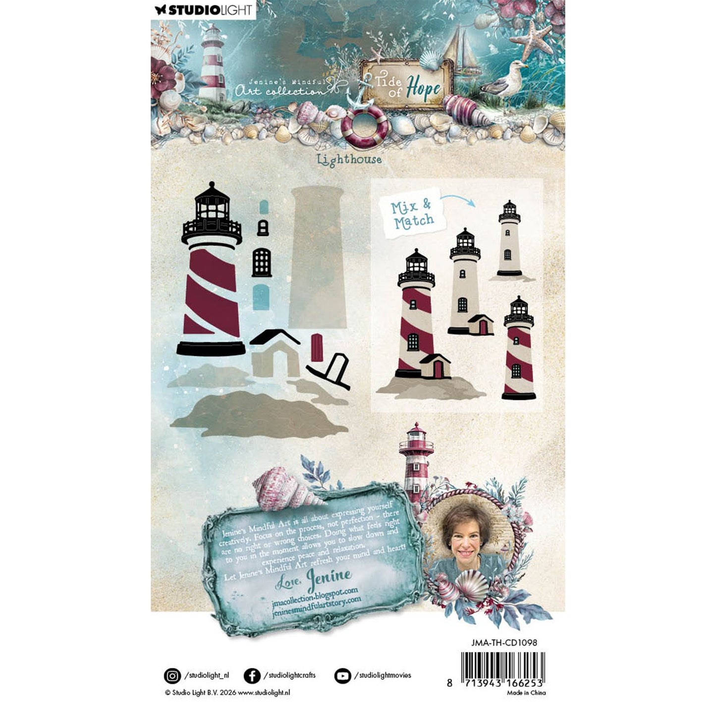 Studio light • tide of hope cutting die lighthouse