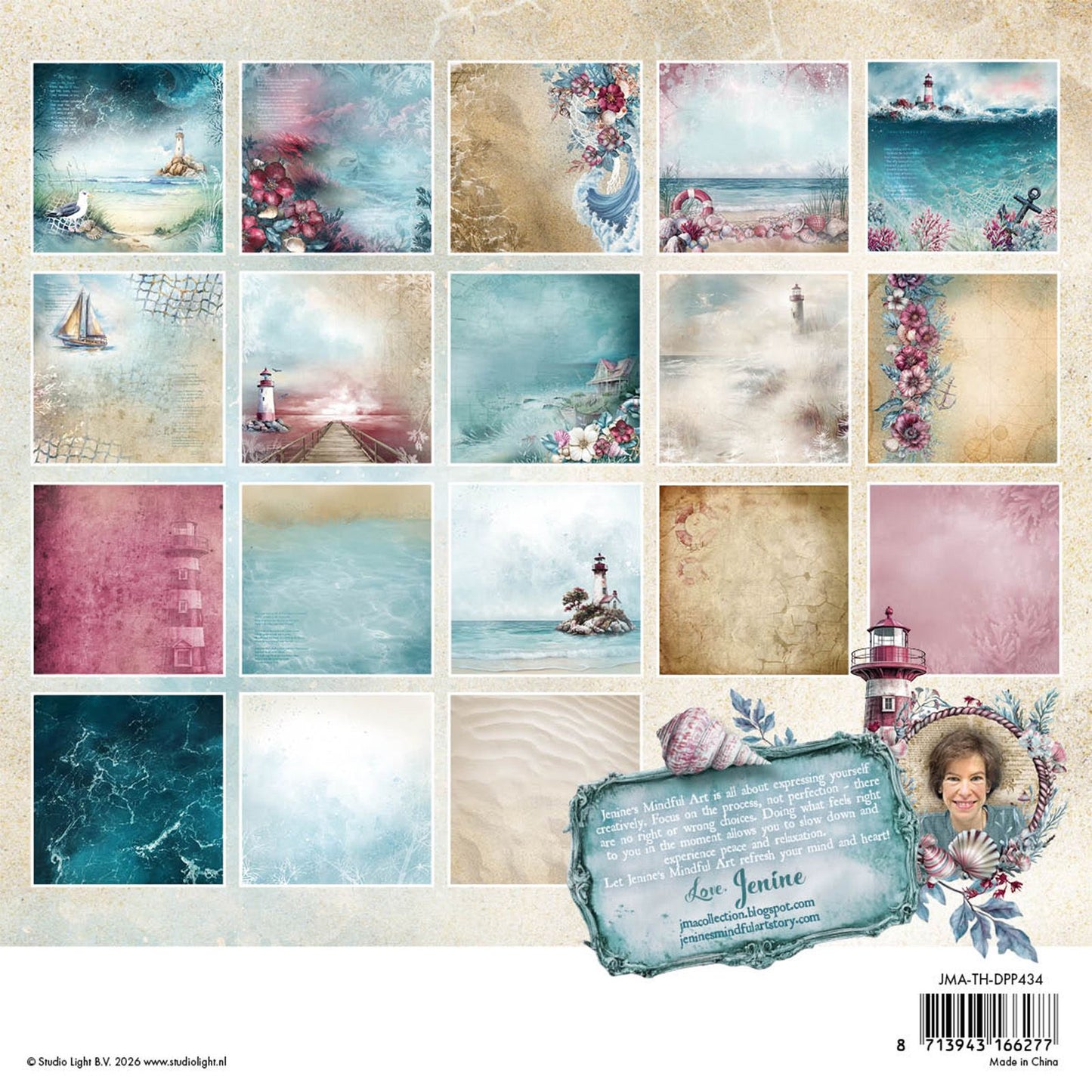 Studio light • tide of hope designer paper pad backgrounds