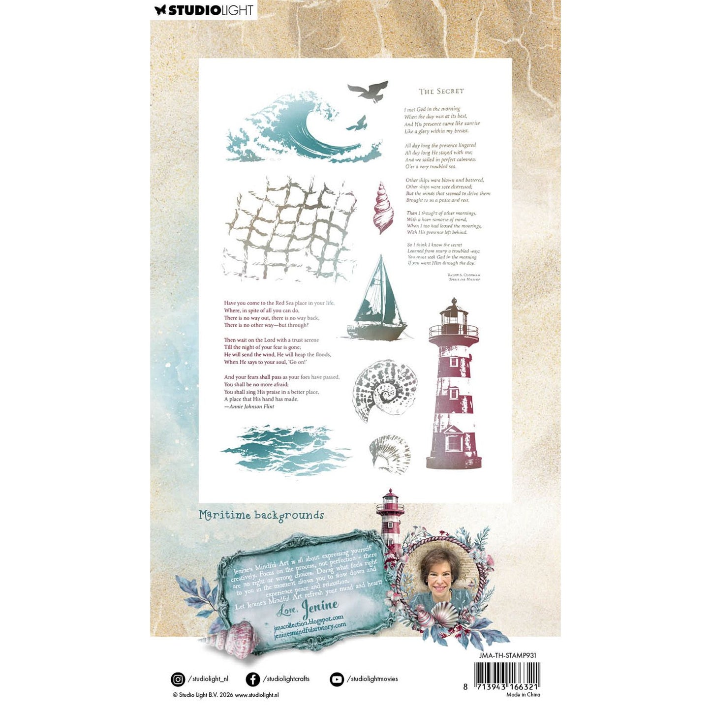 Studio light • tide of hope clear stamp maritime backgrounds