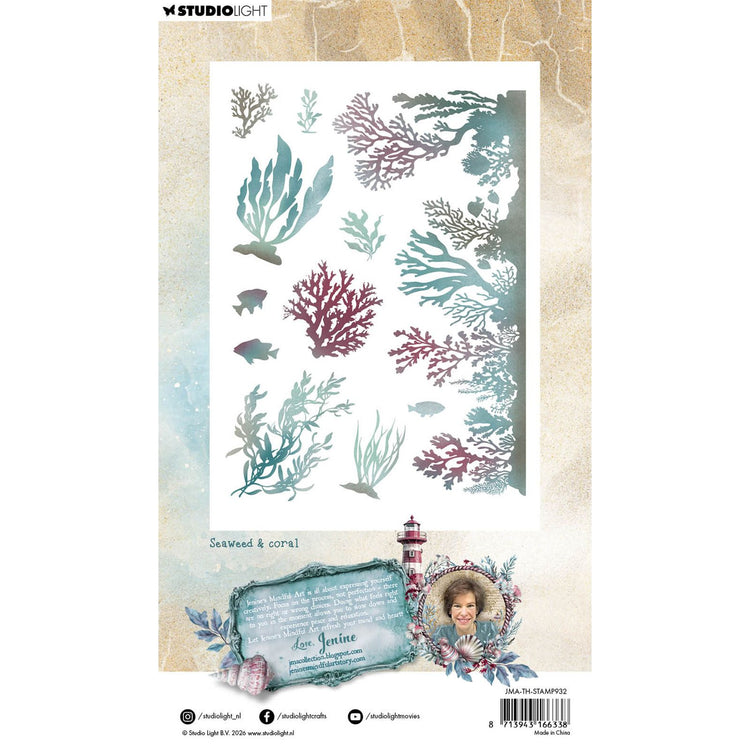 Studio light • tide of hope clear stamp seaweed coral